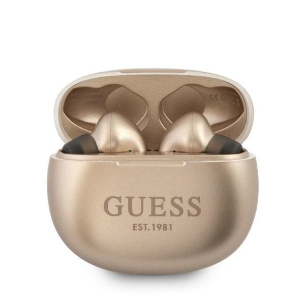 Guess słuchawki Bluetooth GUTWS1CGOTWS + stacja dokująca złoty/gold