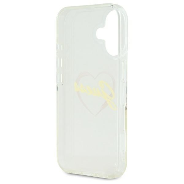 Guess GUHCP16MHCHGSPT iPhone 16 plus6.7" przeźroczysty/transparent hardcase IML Heart