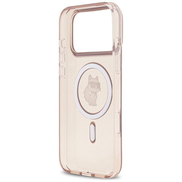 Etui Karl Lagerfeld IML Choupette        MagSafe do iPhone 17 Pro Max różowy