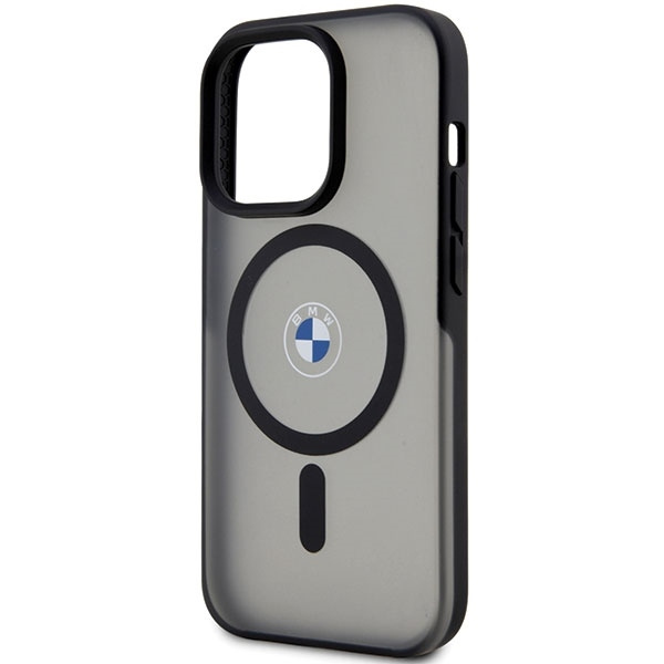 Etui BMW Signature MagSafe na iPhone 14 Pro - czarne