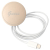 Zestaw Guess GUBPP13LH4EACSW Case+ Charger iPhone 13 Pro brązowy/brown hard case 4G Print MagSafe