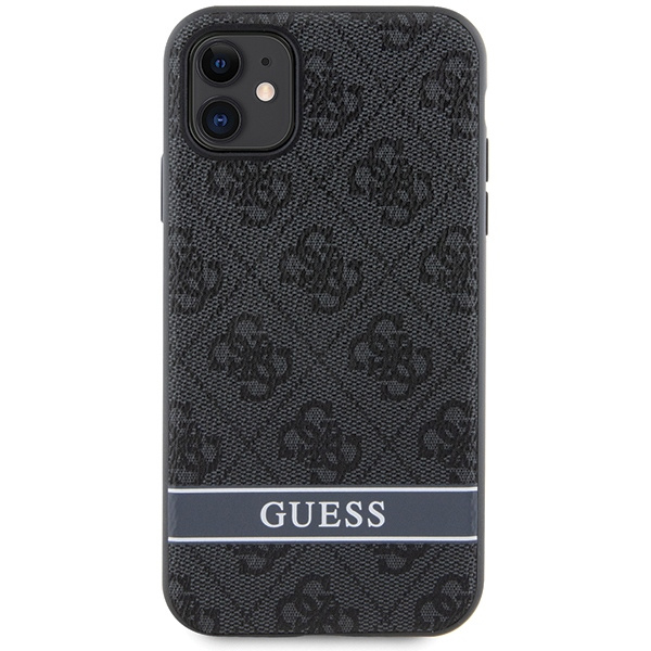 Guess GUHCN61P4SNK iPhone 11 / Xrszary/grey hardcase 4G Stripe