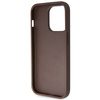 Guess GUHCP14LP4TDSCPW iPhone 14 Pro6.1" brązowy/brown hardcase Crossbody 4G Metal Logo