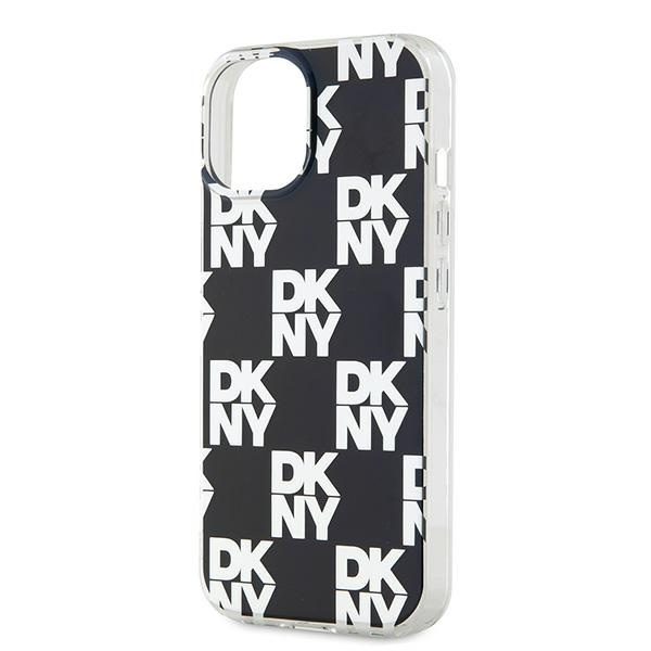 DKNY DKHCP15SHDLCEK iPhone 15 / 14 / 136.1" czarny/black hardcase IML Checkered Mono Pattern
