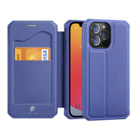 DUX DUCIS SKIN X BOOKCASE TYPE CASE FOR IPHONE 13 PRO MAX BLUE
