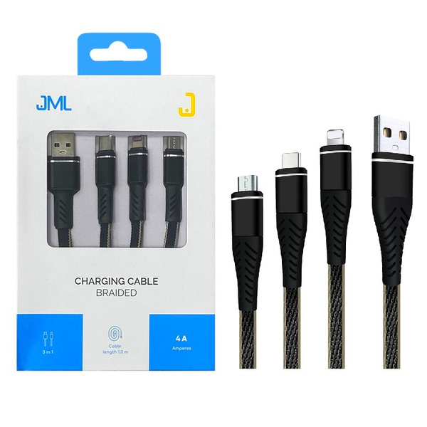 JML CD-105 USB MICRO cable - 4A 1M