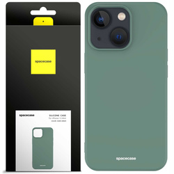 Spacecase Etui Silicone Case iPhone 13 Mini dark green