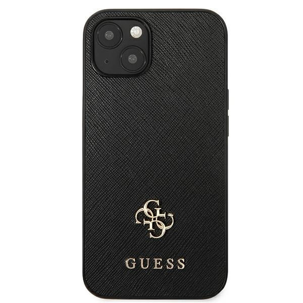 Guess GUHCP13SPS4MK iPhone 13 mini 5,4"czarny/black hardcase Saffiano 4G Small Metal Logo