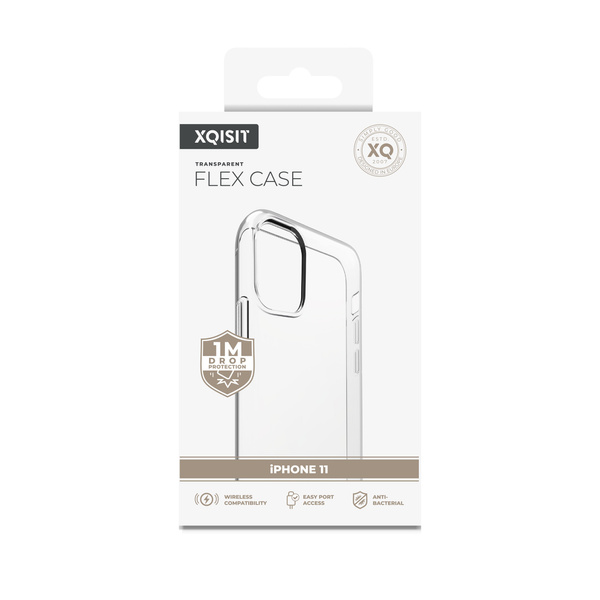 Etui XQISIT NP Flex Case Anti Bac for iPhone 11 clear 