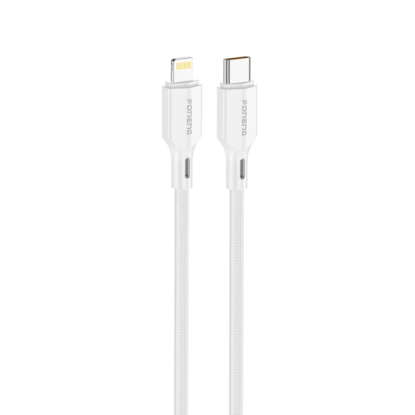 FONENG kabel XS11 USB-C - Lightning PD 30W 1M Biały