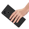 DUX DUCIS SKIN PRO CASE FOR XIAOMI POCO C40 COVER WITH FLIP CARD WALLET STAND BLACK