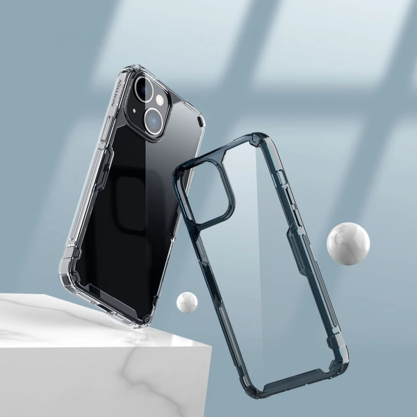 Nillkin Nature Pro iPhone 14 Plus case, armored cover, transparent cover