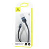 USAMS Kabel pleciony U55 2A micro USB czarny/black 1m SJ450USB01 (US-SJ450)