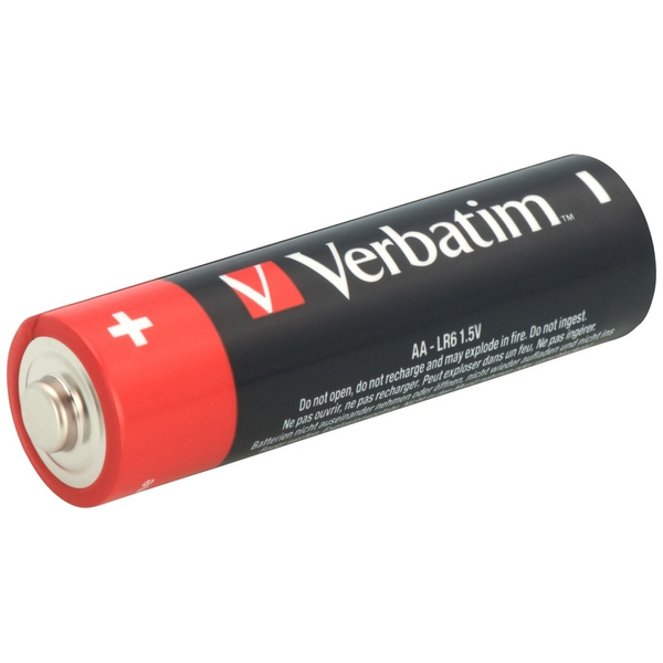 Verbatim Bateria alkaliczna AA LR6 4sztfolia 49501