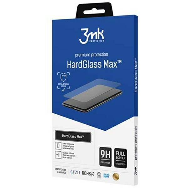 3MK HARDGLASS MAX SAM A35 / A55 5G CZARNY/BLACK, FULLSCREEN GLASS