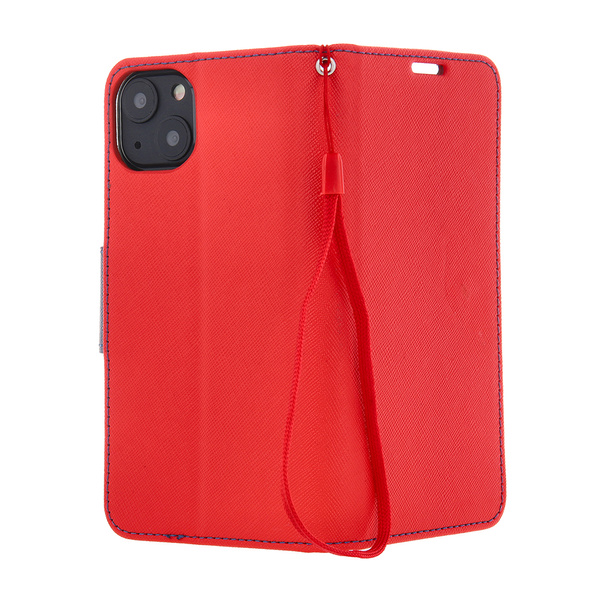 Etui Smart Fancy do Xiaomi Redmi 13C 4G / 5G czerwono-granatowe