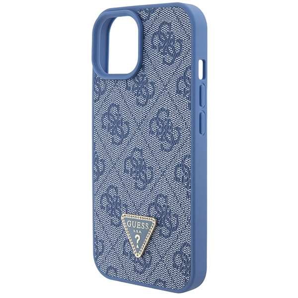Guess GUHCP15SP4TDSCPB iPhone 15 / 14 / 13 6.1" niebieski/blue hardcase Crossbody 4G Metal Logo