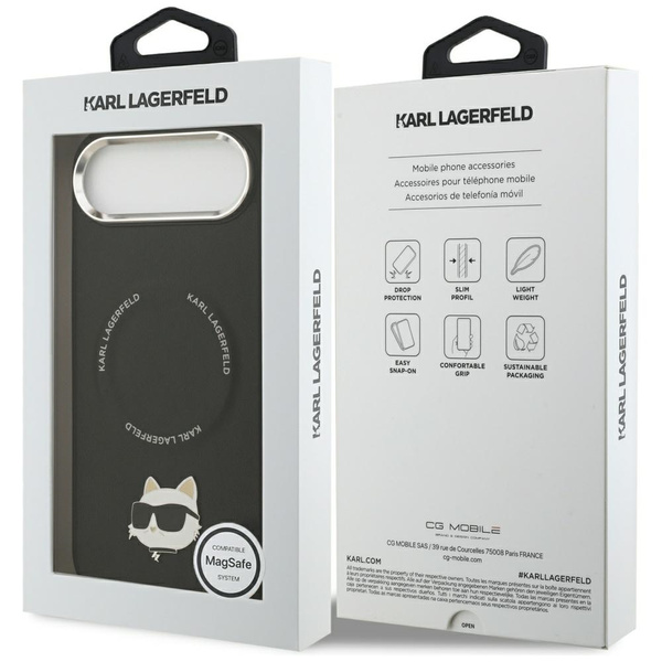 Etui Karl Lagerfeld Choupette Pin        MagSafe do iPhone Air czarny