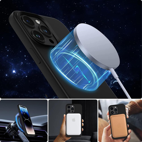 TECH-PROTECT SILICONE MAGSAFE IPHONE 13 / 14 BLACK