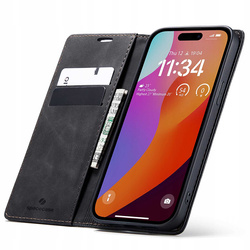 Spacecase Etui Wallet iPhone 15 Pro black