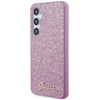 Guess GUHCS24MHGGSHU S24+ S926 fioletowy/purple hardcase Glitter Script