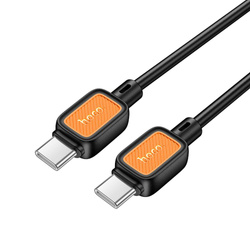 Kabel USB C do USB C Hoco 3A 60W 1 m X108 czarny