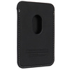 Audi Synthetic Leather Wallet Card Slot  czarny/black MagSafe AU-MSCH-Q3/D1-BK