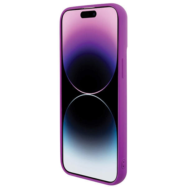 Guess GUHCP15XPMSDGSF iPhone 15 Pro Max 6.7" fuksja/fuschia hardcase Disco Metal Script