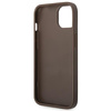 Guess GUHCP14MG4GLBR iPhone 14 Plus / 15 Plus 6.7" brązowy/brown hard case 4G Stripe Collection