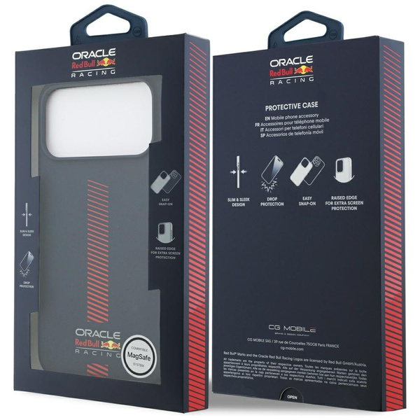 Etui Red Bull Silicone Powerbar MagSafe do iPhone 17 Pro Max granatowy