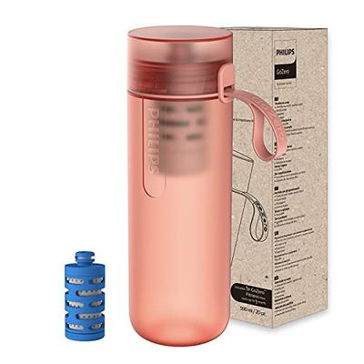 PHILIPS FILTER BOTTLE GOZERO FITNESS AWP2712RDO/10 RED