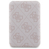 Zestaw Guess GUBPM5P14L4GEMGP iPhone14 Pro 6.1" hardcase + Powerbank 5000mAh MagSafe różowy/pink 4G Metal Logo