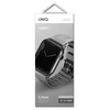 Pasek UNIQ Linus na Apple Watch 1/2/3/4/5/6/7/8/SE/SE2/Ultra 42/44/45/49mm - szary