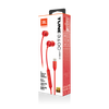 JBL Tune 310C Red Wired Headphones