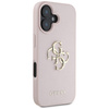 Etui Guess Grained Big 4G Logo Small     Classic Logo do iPhone 16 różowy