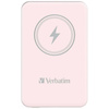 Verbatim Powerbank indukcyjny `n` Go 15W5000mAh Wireless Magnetic różowy/pink 32243