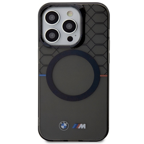 Etui BMW Pattern MagSafe na iPhone 14 Pro Max - szare