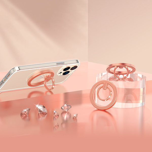 KINGXBAR KATIE SERIES STYLISH MAGNETIC HOLDER STAND FOR SMARTPHONE PINK