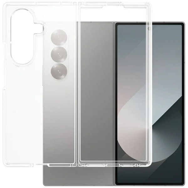 Etui CARE by PanzerGlass Flagship Urban  Combat do Samsung Galaxy Z Fold7 przezroczysty
