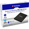 Verbatim Zewnętrzna nagrywarka SlimlineBlu-ray + kabel USB 3.0 czarny/black 43890