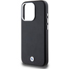 Etui BMW Signature Wrapped Metal MagSafe na iPhone 15 Pro - czarne