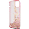 GUESS GUHCP15SLFCSEGP IPHONE 15/14/13 6.1 "PINK / PINK HARDCASE LIQUID GLITTER GOLD STRIPES