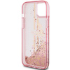 Guess GUHCP15MLFCSEGP iPhone 15 Plus / 14 Plus 6.7" różowy/pink hardcase Liquid Glitter Gold Stripes