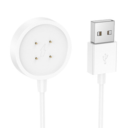 Kabel do ładowania smartwatcha Hoco 0,6 m Y24 biały