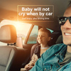 Baseus Backseat Car Mount SUHZ-01 Car Headrest Holder for Tablets / Smartphones 4.7-12.9" - Black