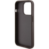 Guess GUHCP15LPGS4TDW iPhone 15 Pro 6.1" brązowy/brown hardcase Grip Stand 4G Triangle Strass