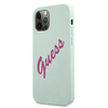 Guess GUHCP12LLSVSBF iPhone 12 Pro Max6,7" niebieski fuksja/blue fuschia hardcase Silicone Vintage