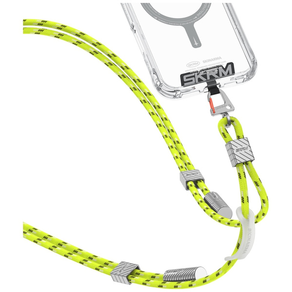 Uniwersalna smycz do telefonu kabel 2w1  Skinarma Dyno Ve USB-C/USB-C niteglow