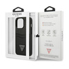 Guess GUHCP13LPSATPK iPhone 13 Pro / 136,1" czarny/black hardcase SaffianoTriangle Logo Cardslot