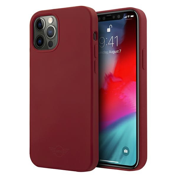 MINI MIHCP12LSLTRE IPHONE 12 PRO MAX 6,7" CZERWONY/RED HARD CASE SILICONE TONE ON TONE